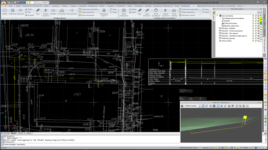 Aktualizacja do ArCADia-INSTALACJE GAZOWE 2 | INTERsoft program CAD